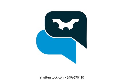 Service vector icon flat style used for website and mobile apps.