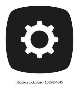 Service vector icon. Gear sign.