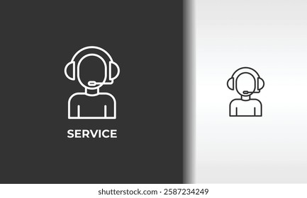 Service Vector, Icon Or Logo Sign Isolated Symbol Illustration