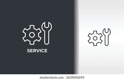 Service Vector, Icon Or Logo Sign Isolated Symbol Illustration