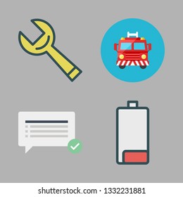 service vector icon set