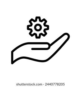 service vector line icon symbol