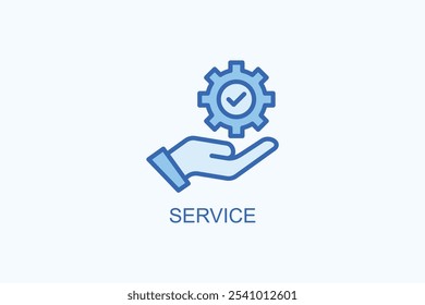 Service vector or logo sign symbol illustration