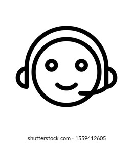 service vector thin line icon 