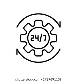 Services Customer Support Line Icon: Business Offering