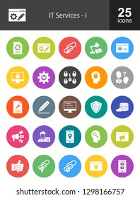 IT Services Filled Icons