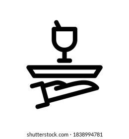 icono de servicios o logotipo símbolo de signo aislado ilustración vectorial - iconos vectoriales de estilo negro de alta calidad
