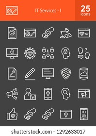 IT Services Line Icons