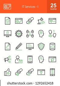 IT Services Line Icons