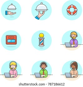 Services- Multicolor Icon Set