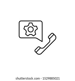 Services, phone, bubble icon. Element of consumer behavior for mobile concept and web apps icon