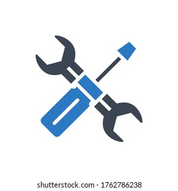 Services Related Vector Glyph Icon. Isolated on White Background. Vector Illustration.
