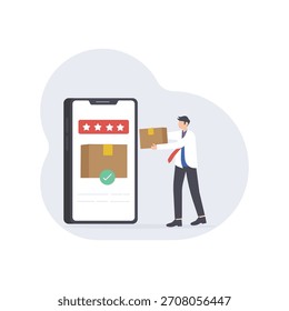 Servicios de revisión Ilustración vectorial plana EPS 10 File 	