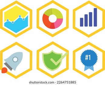 Services Set Graph Approved Number One Boosting Illustration 