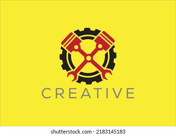 Vector de ilustrador iocn de diseño de logotipo de servicio