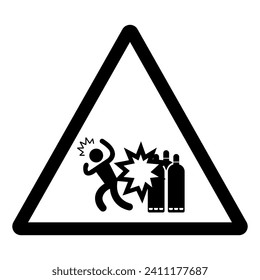 Das Warten während des Drucks kann zu schweren Verletzungen führen Sperren von Symbol-Zeichen, Vektorgrafik, isoliert auf weißem Hintergrund Label. EPS10