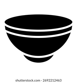 Serving Bowl Icon Element For Design