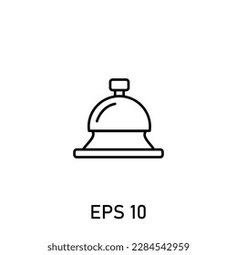 serving culinary utensils restaurant Icon Stroke Edited EPS 10