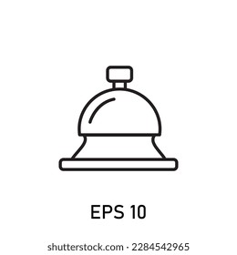 serving culinary utensils restaurant Icon Stroke Edited EPS 10