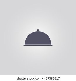 serving dish icon. serving dish sign