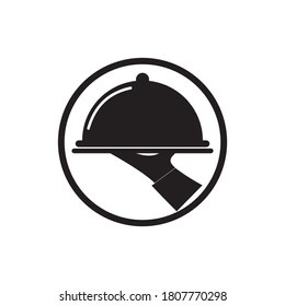 Símbolo de la ilustración del icono del vector de alimento
