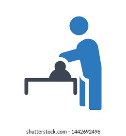 serving glyph color vector icon