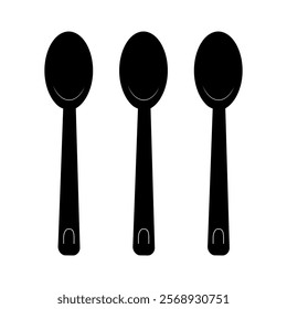 serving spoon vector icon, simple design, minimal style, line icon, Silhouettes, Cooking equipment made of stainless steel and modern, vector illustration,
kitchen utensils in black and white,