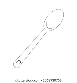 serving spoon vector icon, simple design, minimal style, line icon, Silhouettes, Cooking equipment made of stainless steel and modern, vector illustration,
kitchen utensils in black and white,