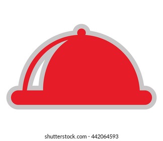 serving tray isolated icon design