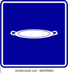 serving tray sign