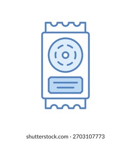 Servo Motor Vector icon stock illustration