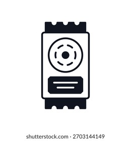 Servo Motor Vector icon stock illustration