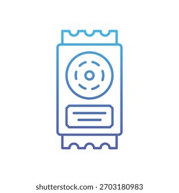 Servo Motor Vector icon stock illustration