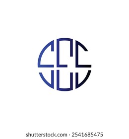 ses circle alphabet modern minimalist monogram letter luxury shape brand logo design