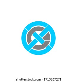 ses letter original monogram logo design