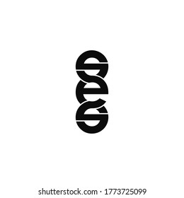 ses letter original monogram logo design