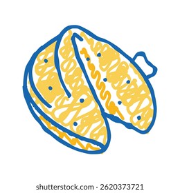 frango de sésamo cozinha chinesa ícone doodle esboço vetor. sinal de cozinha chinesa de sésamo. símbolo isolado ilustração