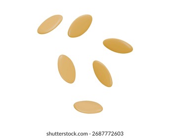  sesame icon 3d illustration render