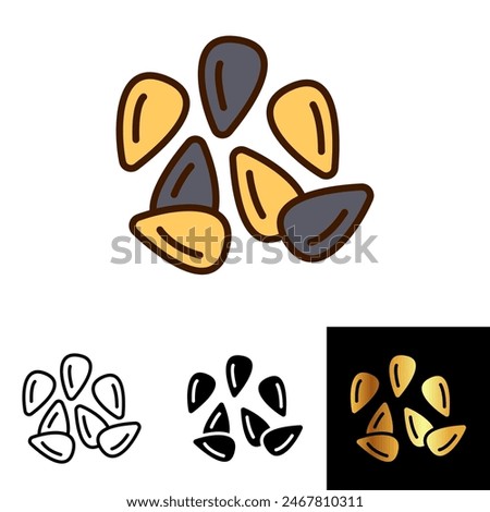 The Sesame icon highlights a small, nutritious seed used in cooking, baking, and various culinary dishes.
