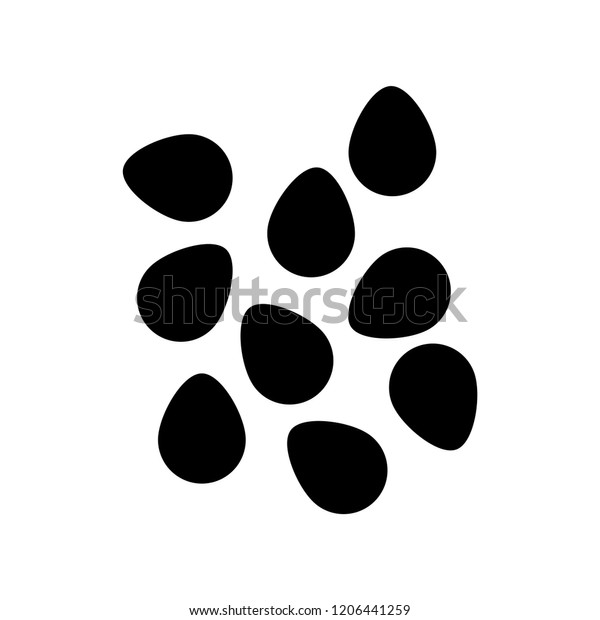 Sesame Icon Vector Illustration Stock Vector (Royalty Free) 1206441259 ...