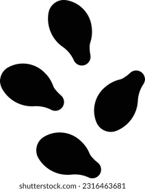 sesame seeds nuts kernel fruit seed Glyph