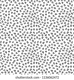 Sesame Seeds Seamless Endless Background Pattern. Food Collection. Realistic Hand Drawn High Quality Vector Illustration. Doodle Style.