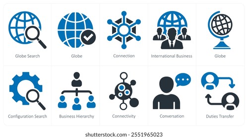 A set of 10 business icons as v