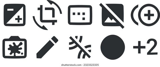 Set of 10 icons Maps. Modern thin line icons. Simple Set. for mobile and web. Thin filled icons pack. UI and UX