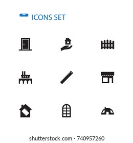 Set Of 10 Structure Icons Set.Collection Of Technology, Factory, Approach And Other Elements.
