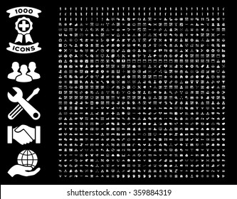 Set Of 1000 Flat Vector Icons