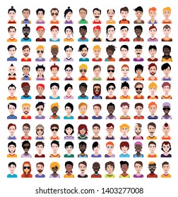 Set of 110 High quality avatar