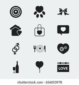 Set Of 12 Editable Amour Icons. Includes Symbols Such As Board, Fizz, Dishes And More. Can Be Used For Web, Mobile, UI And Infographic Design.