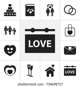 Set Of 12 Editable Amour Icons. Includes Symbols Such As Home, Banner, Heartbeat And More. Can Be Used For Web, Mobile, UI And Infographic Design.