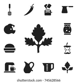 Set Of 12 Editable Cook Icons. Includes Symbols Such As Fast Food, Stub And More. Can Be Used For Web, Mobile, UI And Infographic Design.